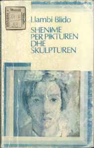 Llambi Blido_shenime per pikturen dhe skulpturen_cover image