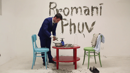 Sead Kazanxhiu, A Choice to Be Made, A Price to Be Paid, 2015, performance. Copyright Sead Kazanxhiu. Image courtesy of the artist.